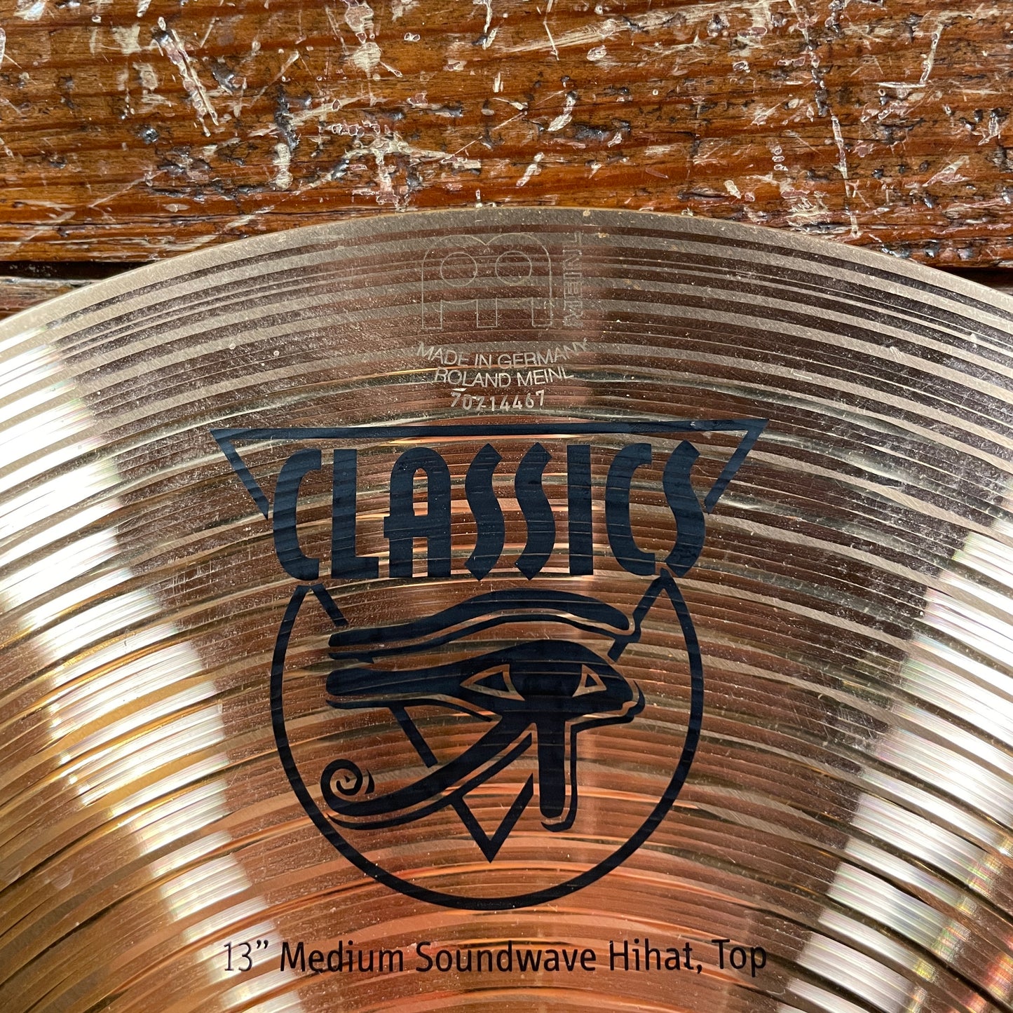 13" Meinl Classics Medium Soundwave Hi-Hat Cymbal Pair 736g/914g *Video Demo*