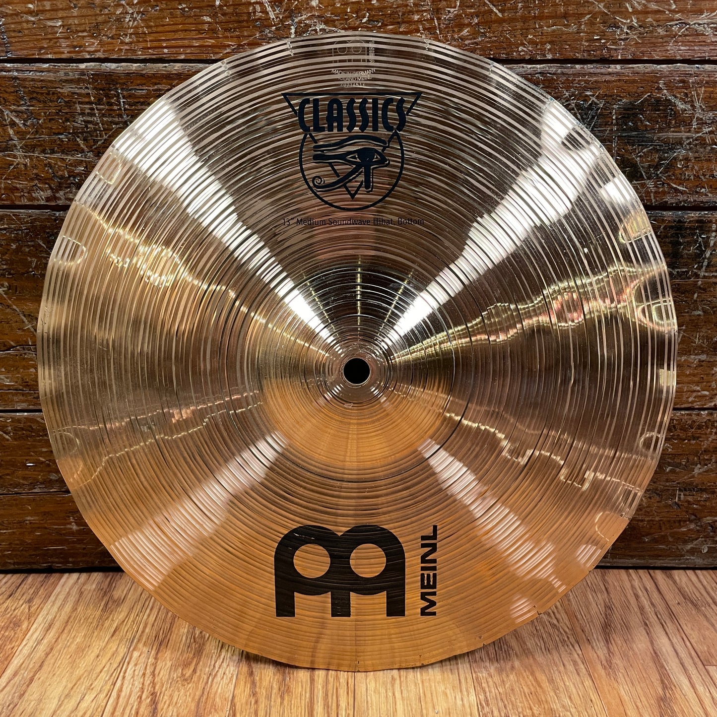13" Meinl Classics Medium Soundwave Hi-Hat Cymbal Pair 736g/914g *Video Demo*