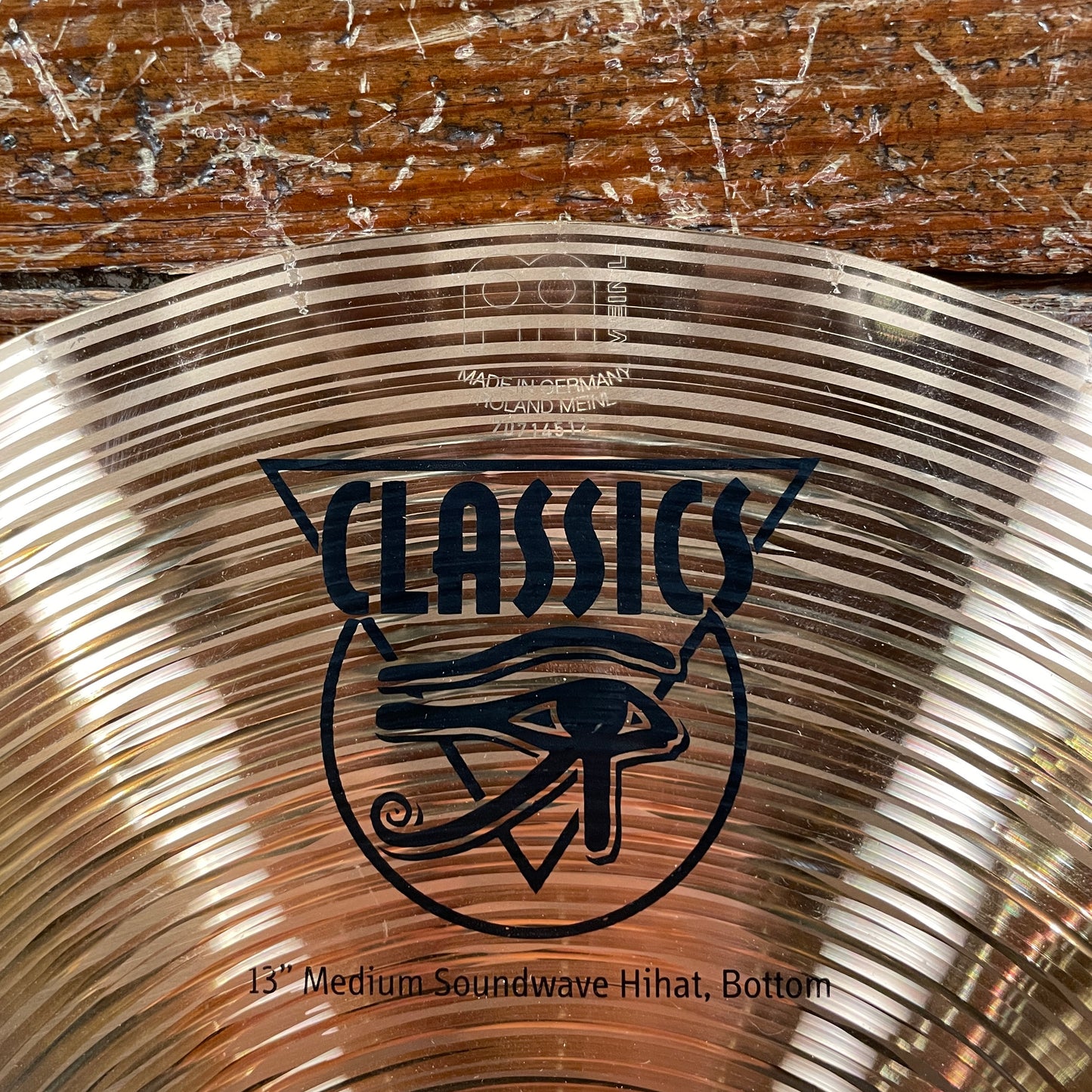 13" Meinl Classics Medium Soundwave Hi-Hat Cymbal Pair 736g/914g *Video Demo*