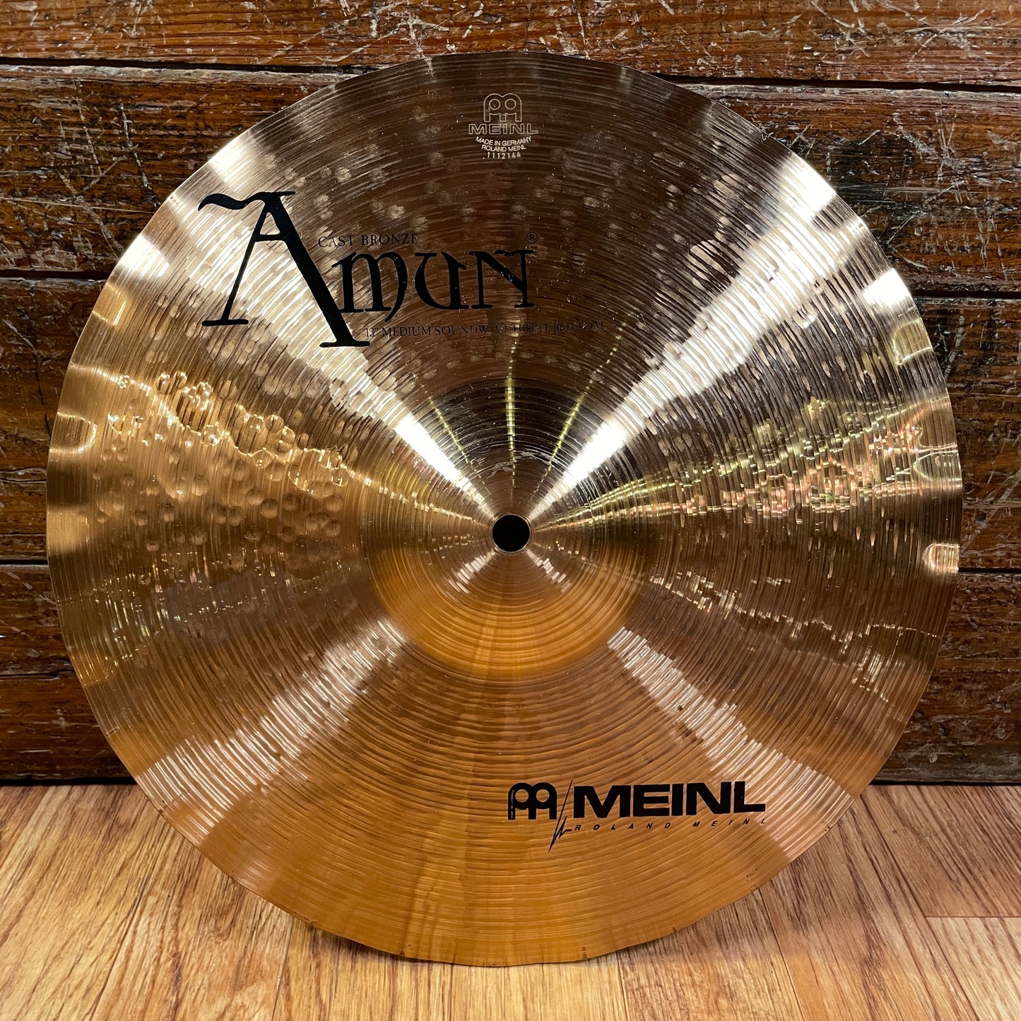13" Meinl Amun Medium Soundwave Hi-Hat Cymbal Pair 738g/924g *Video Demo*