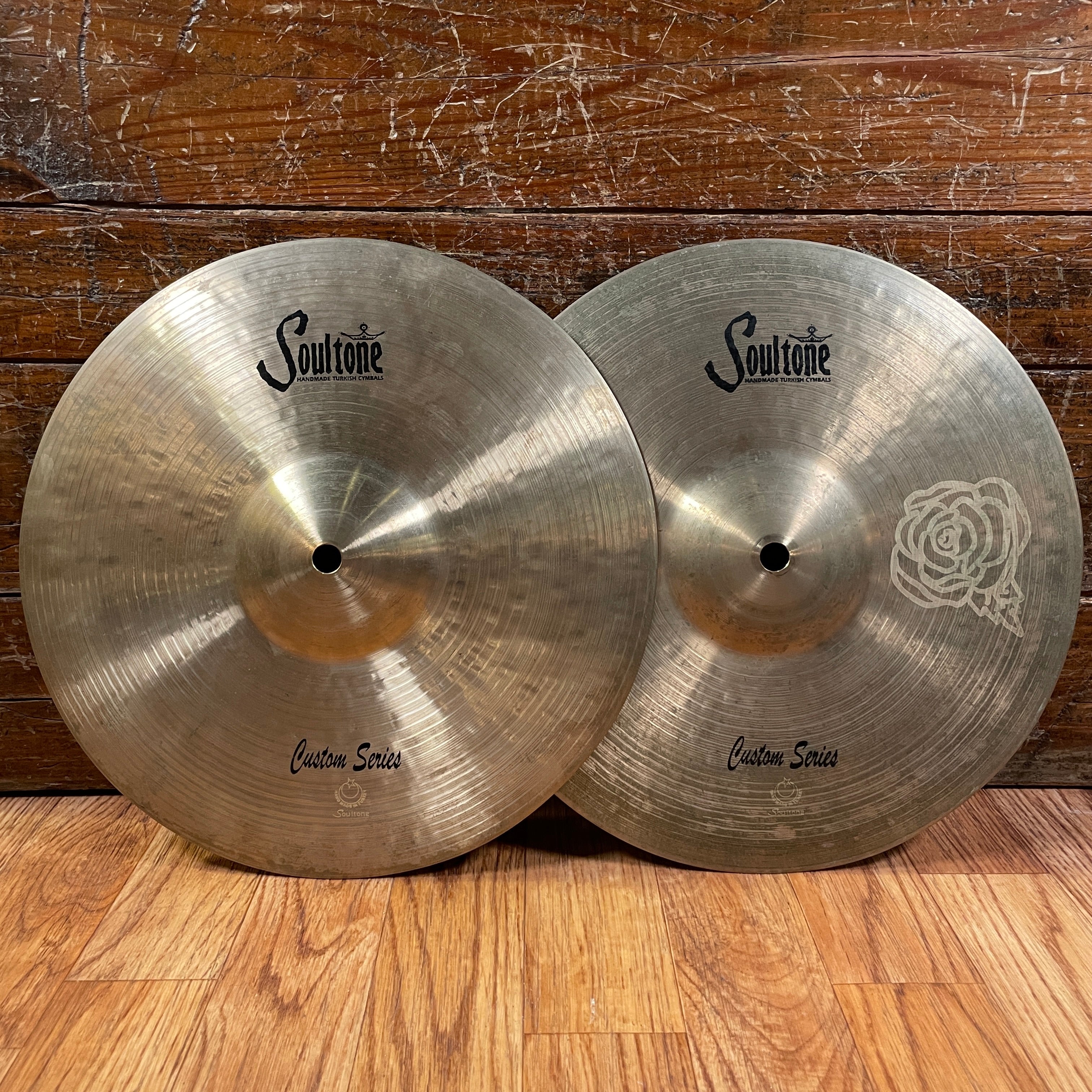 12 Soultone Custom Series Hi Hat Cymbal Pair 724g 802g Video Demo