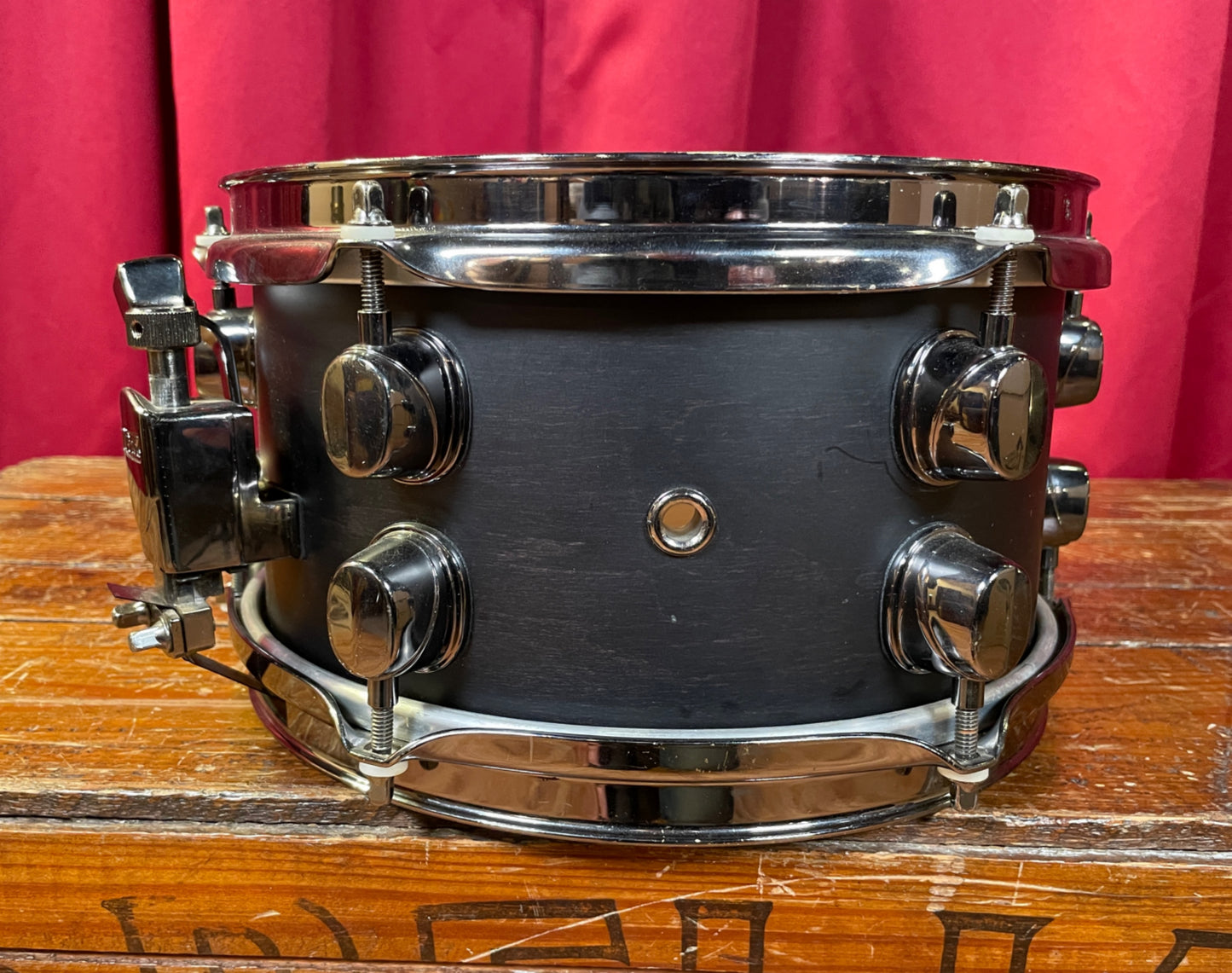 Mapex Black Panther Traditional Maple 5.5x10 Snare Drum Flat Black ML0550FB