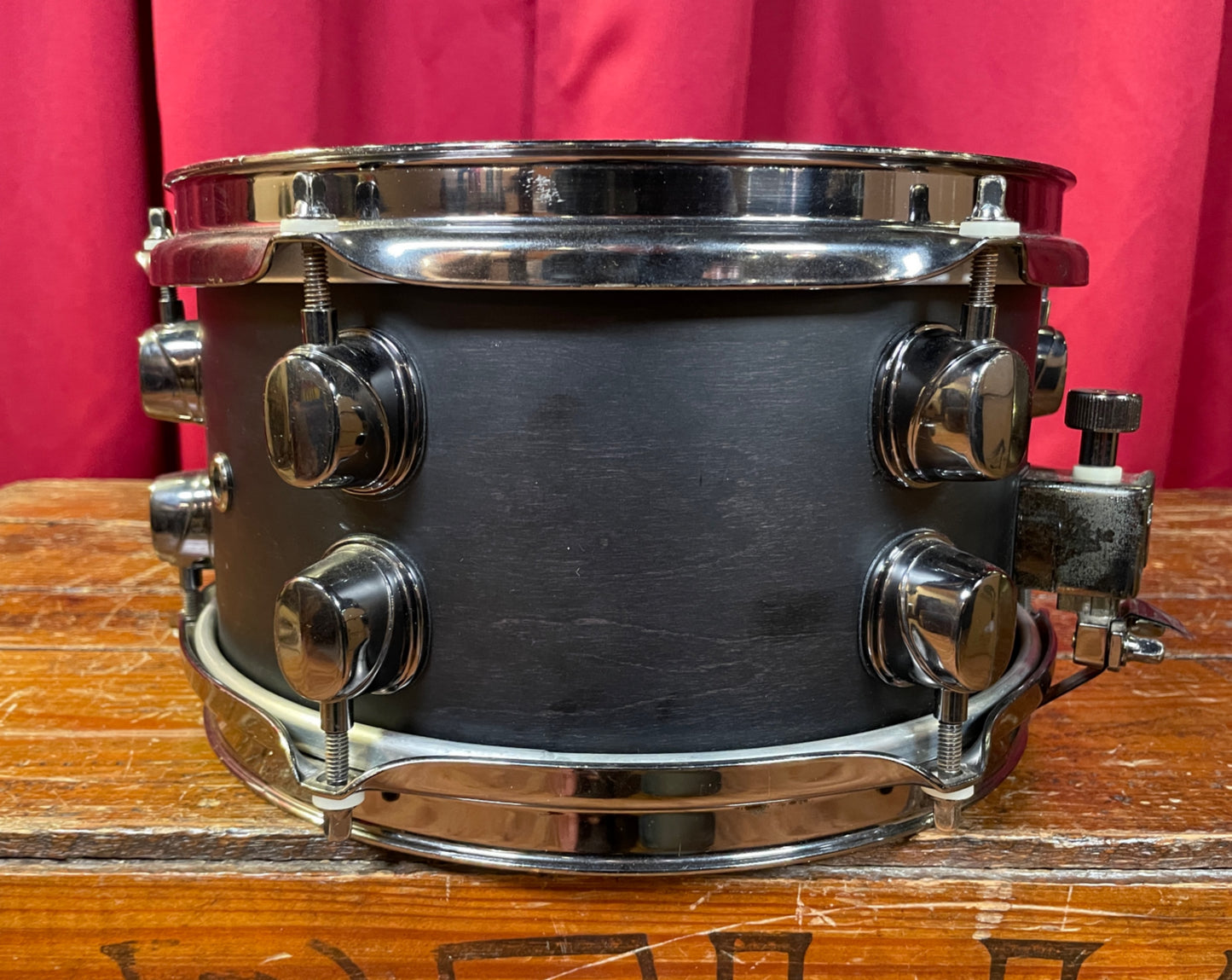 Mapex Black Panther Traditional Maple 5.5x10 Snare Drum Flat Black ML0550FB