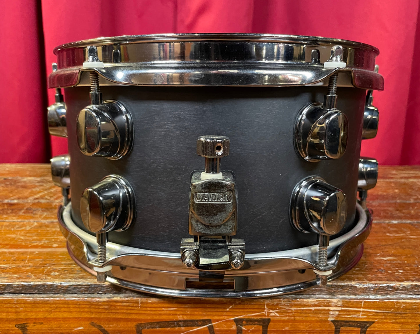 Mapex Black Panther Traditional Maple 5.5x10 Snare Drum Flat Black ML0550FB