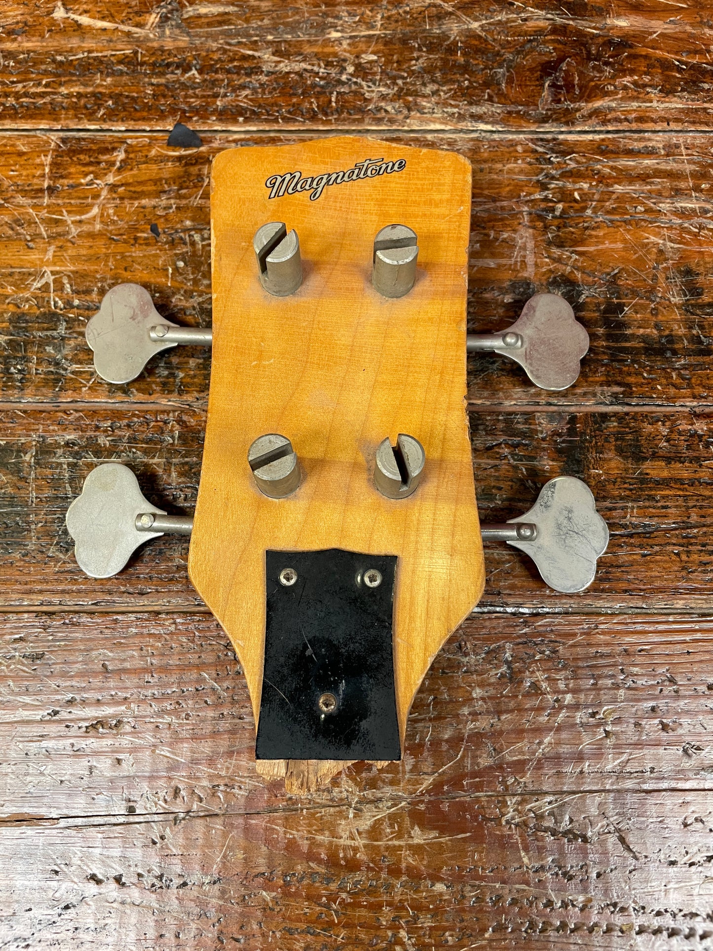 1960s Magnatone Bass Guitar Headstock