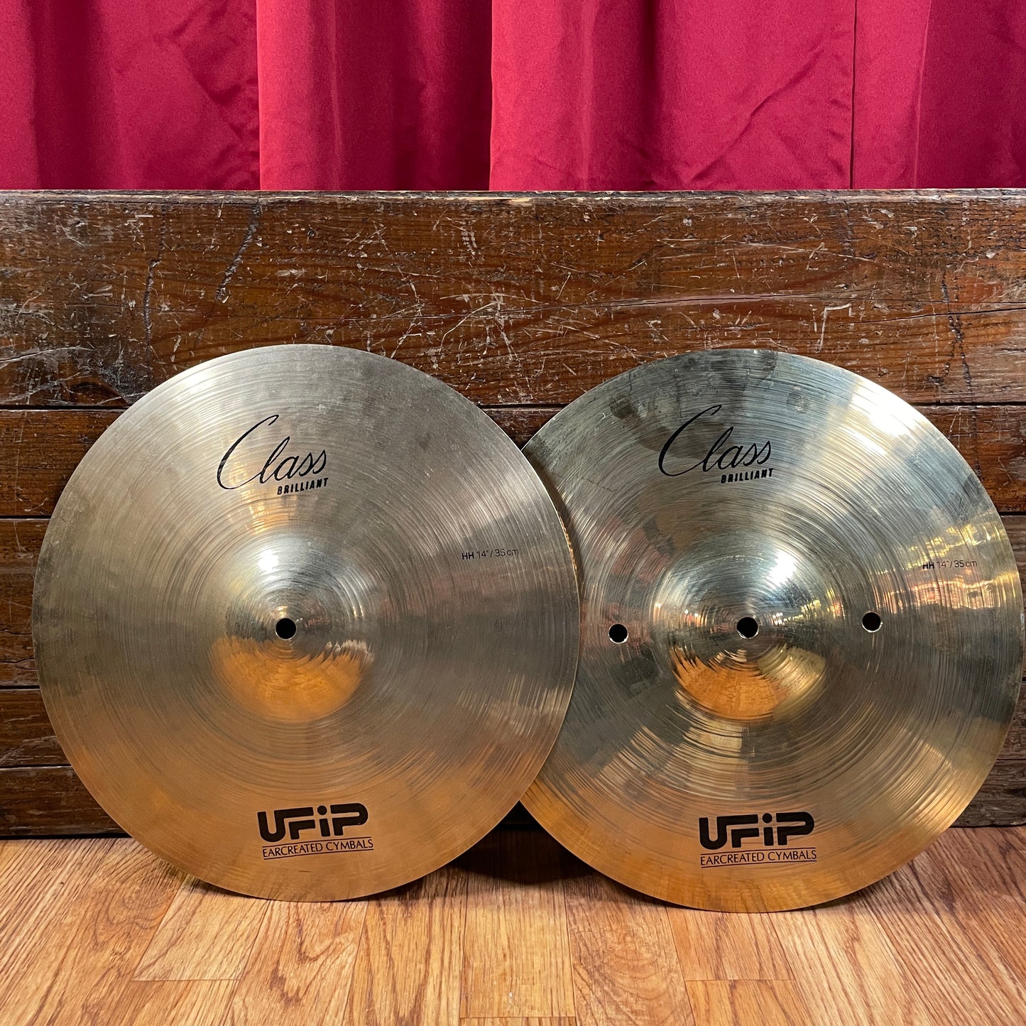 14" UFIP Class Brilliant Hi-Hat Cymbal Pair 1098g/1292g *Video Demo*