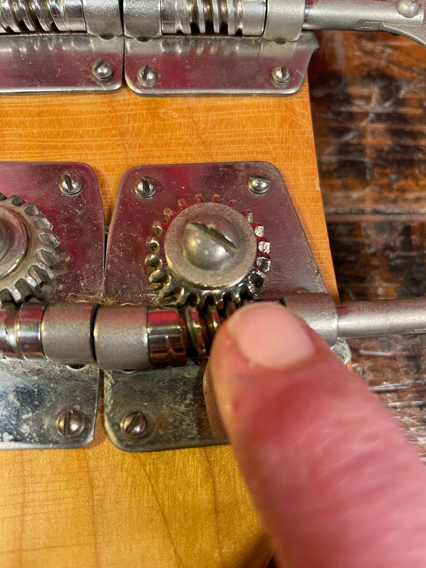 1960s Magnatone Bass Guitar Headstock