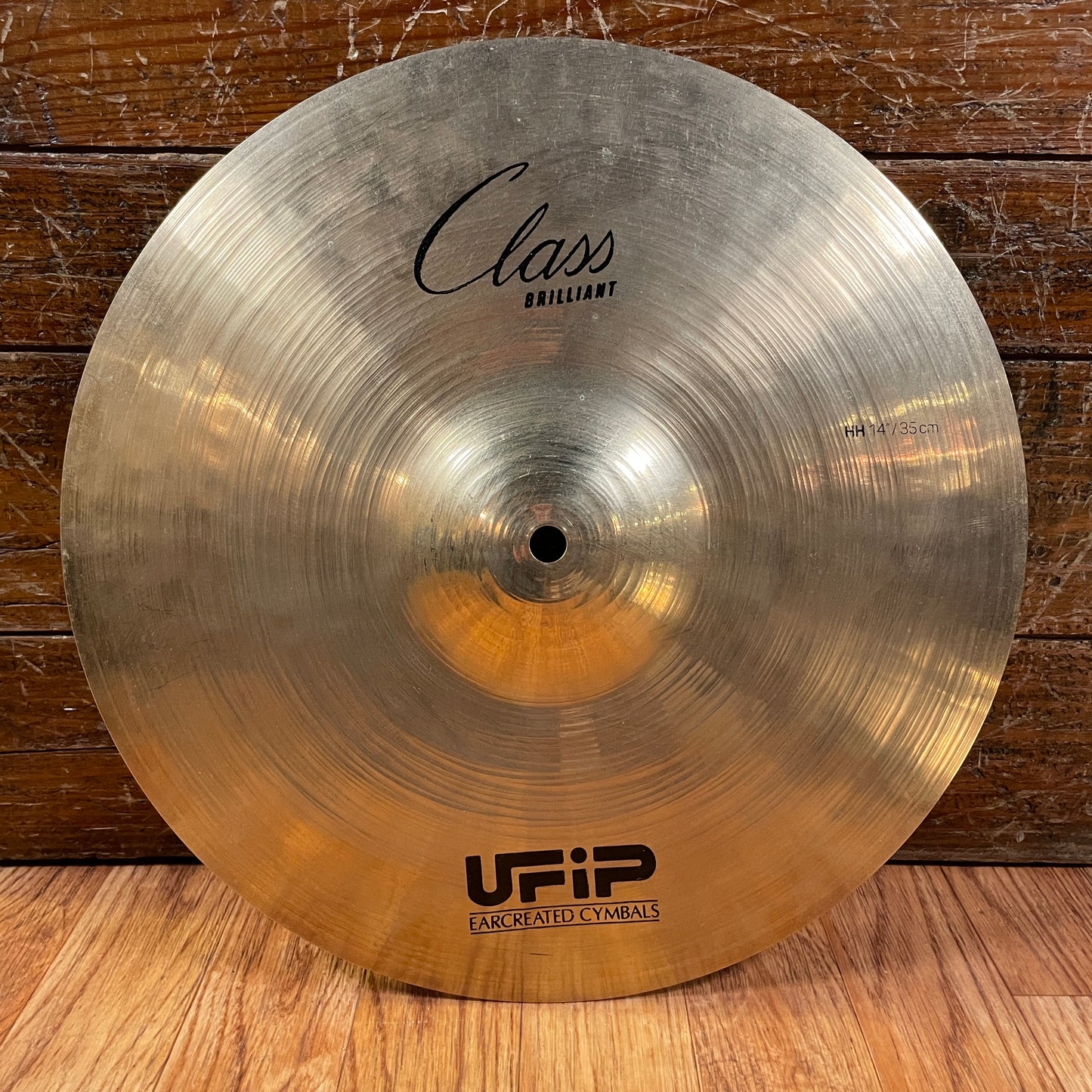 14" UFIP Class Brilliant Hi-Hat Cymbal Pair 1098g/1292g *Video Demo*