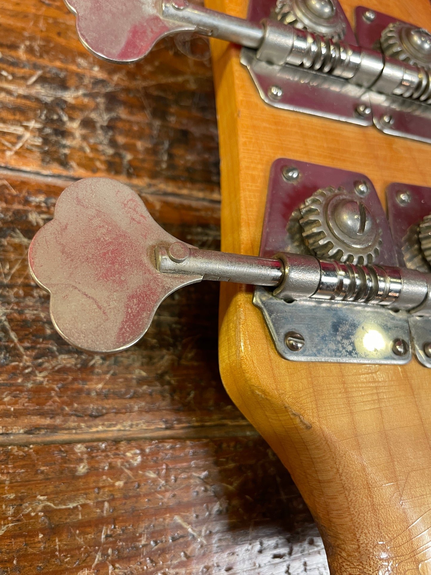 1960s Magnatone Bass Guitar Headstock