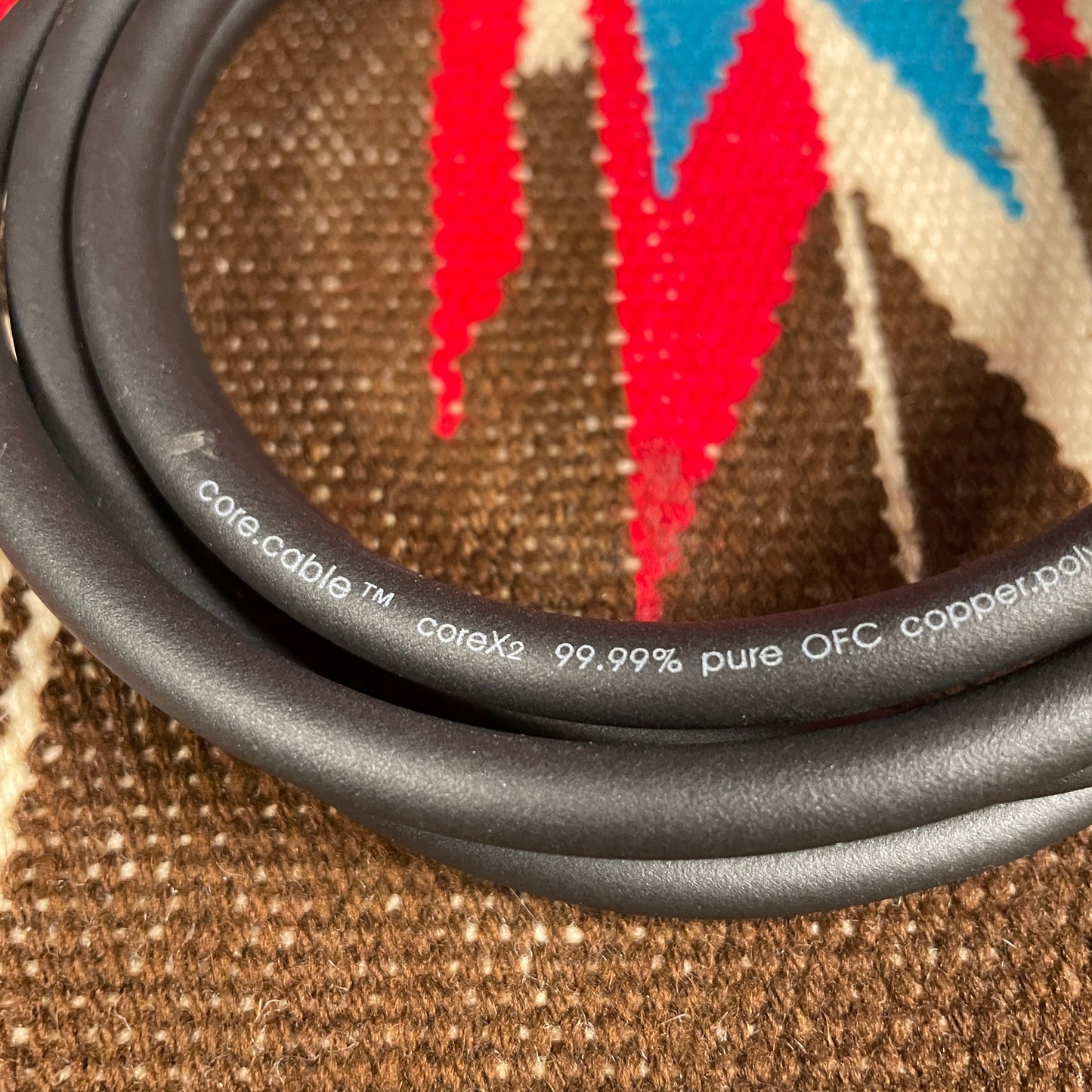 CoreX2 1/4" Instrument Cable 6 Foot Straight to Straight - Pair