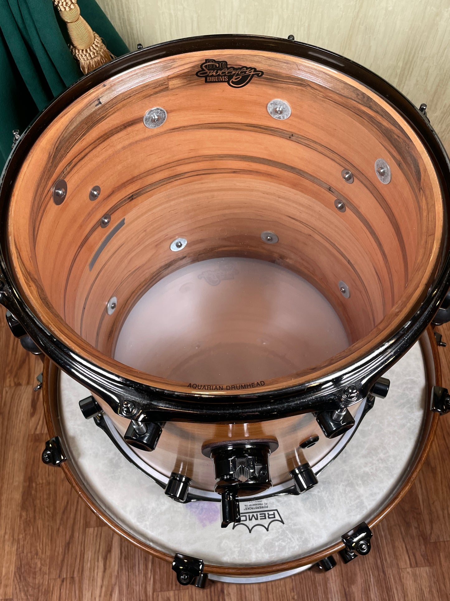 Doc Sweeney "Tucson" Steam Bent Ambrosia Maple Drum Set 20/12/14 w/ 6x14 Snare