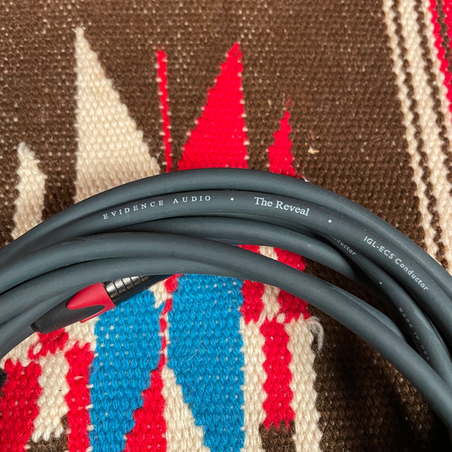 Evidence Audio The Reveal Instrument Cable 15 Foot Straight to Straight