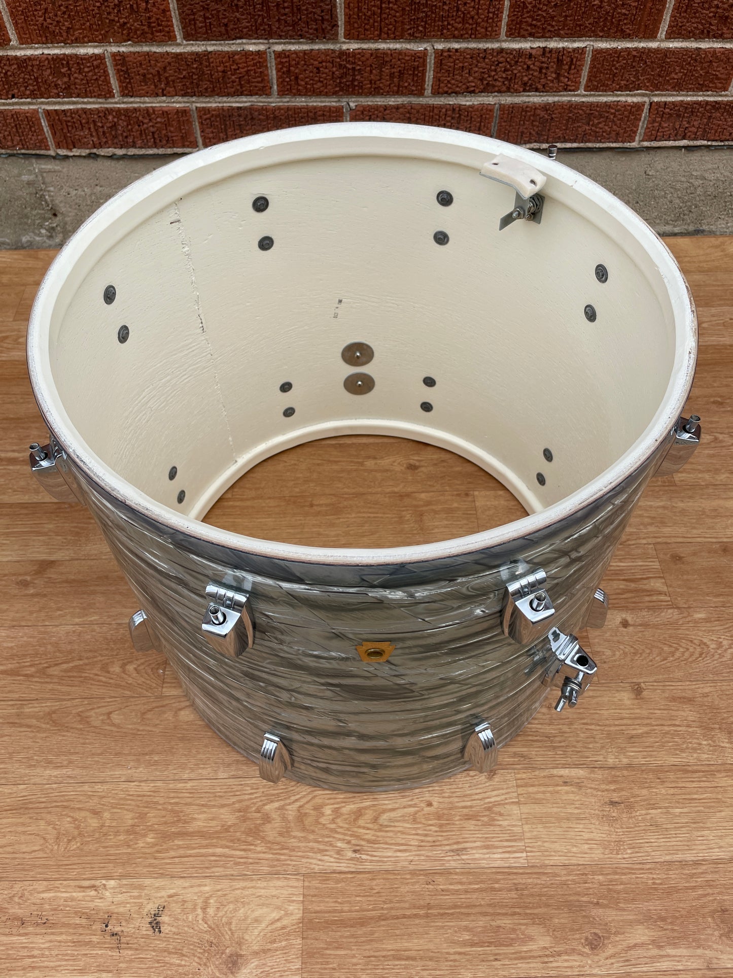 1966 Ludwig 16x18 Floor Tom Drum Sky Blue Pearl