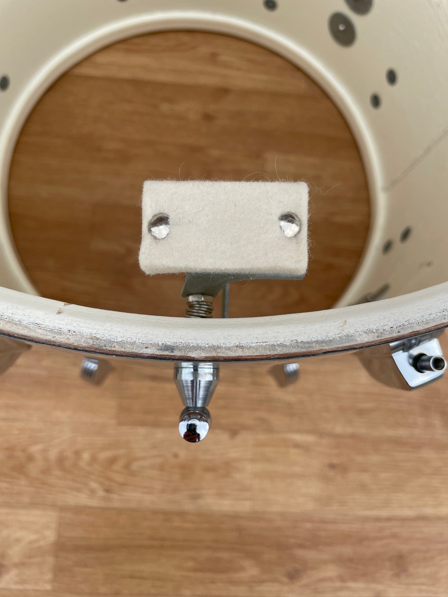 1966 Ludwig 16x18 Floor Tom Drum Sky Blue Pearl