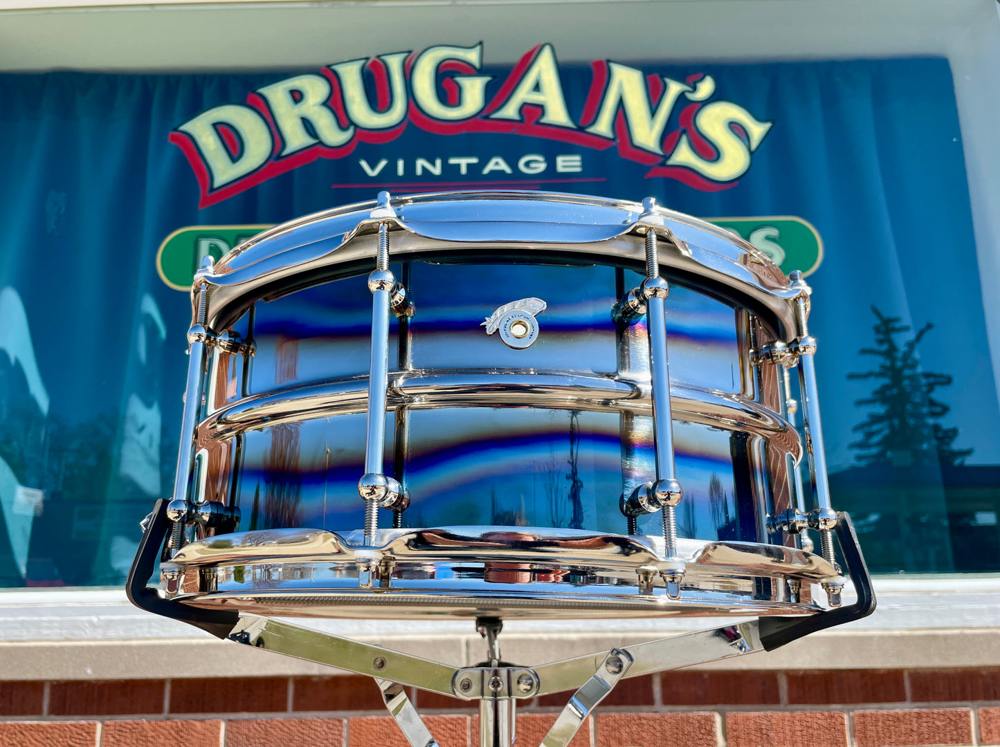 Joyful Noise Knight Hawk Ferro-Manganese 6.5x14 Steel Snare Drum #XXIV Ferromanganese