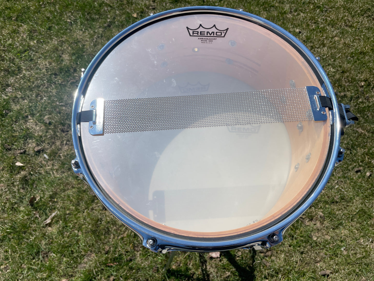 Fibes 5.5x13 Jasper Maple Snare Drum Dark Cherry Austin Era