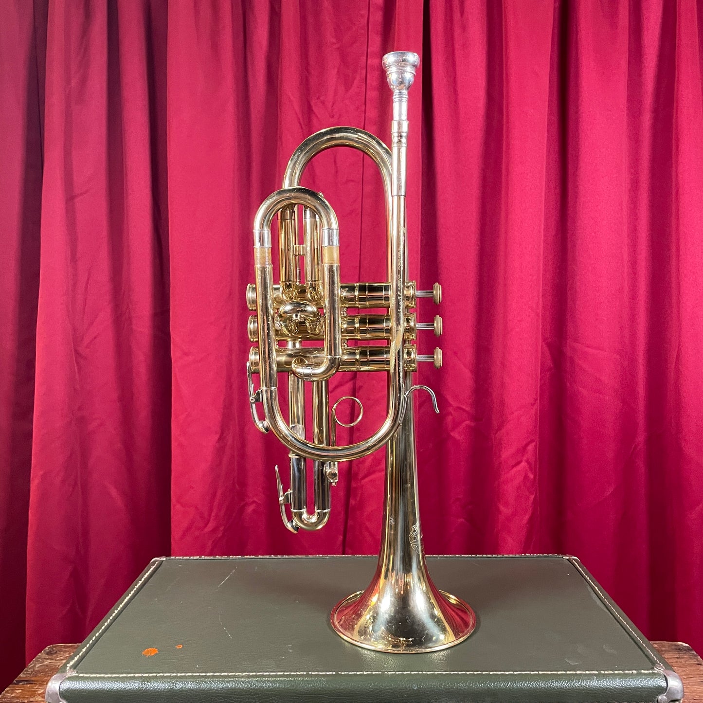 1968 Holton Collegiate C602 Bb Cornet w/ Original Case