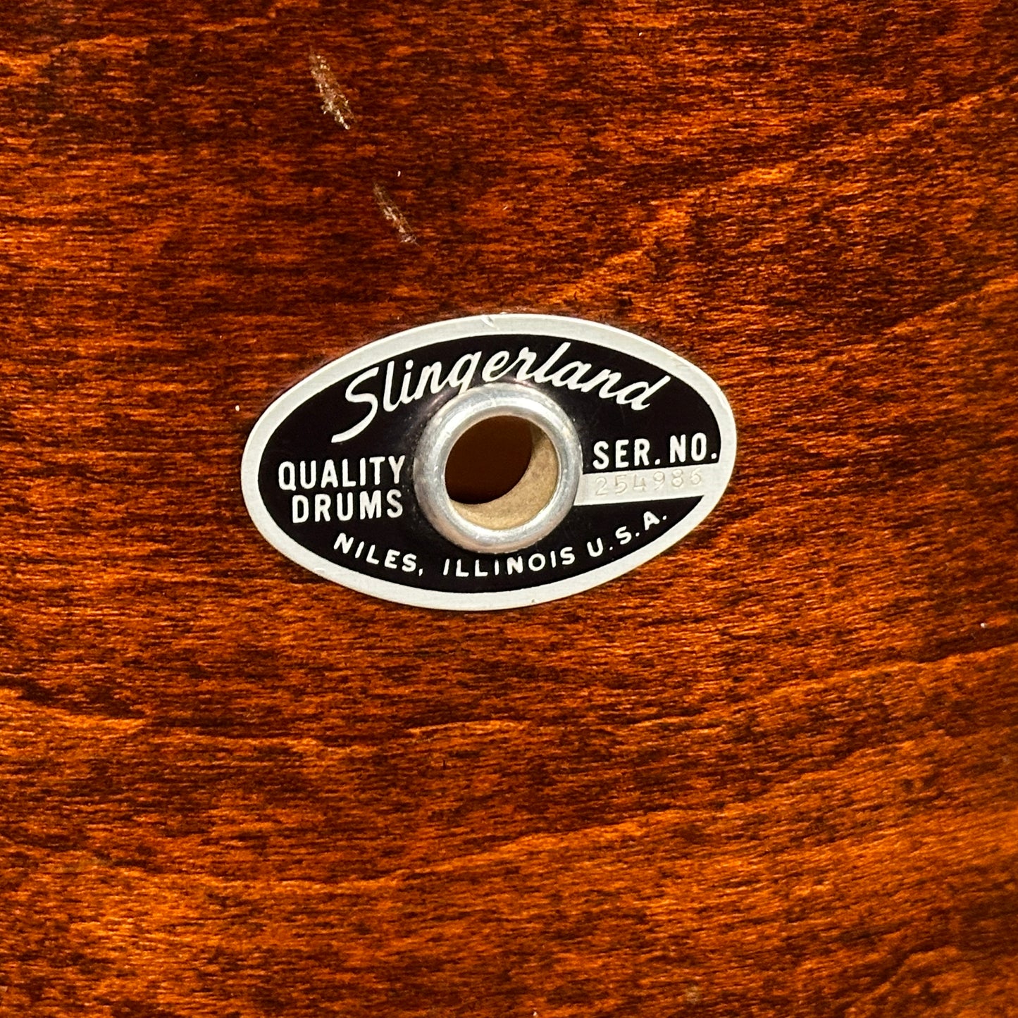 1970s Slingerland 8x12 Concert Tom Walnut