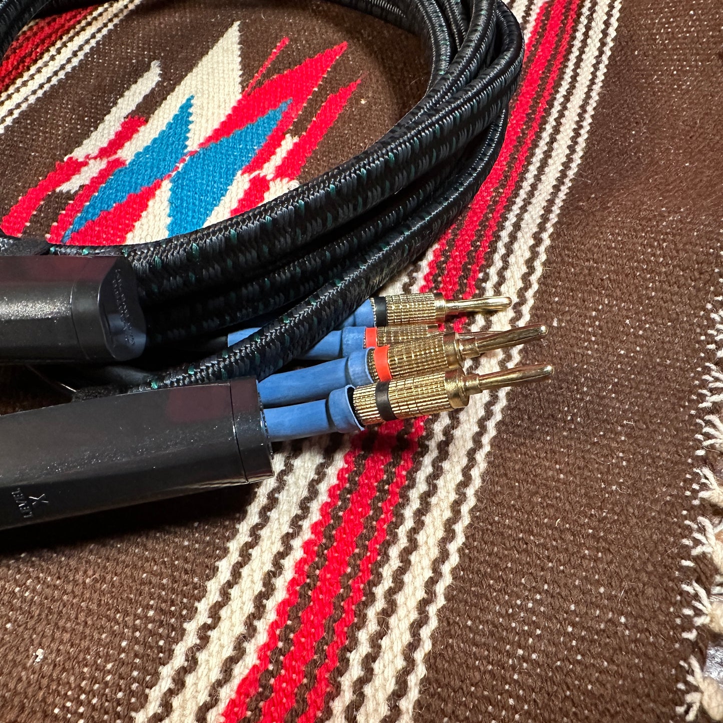 Audioquest Rocket 88 Full Range Speaker Cable Pair 8 Foot Nakamichi Banana Connectors