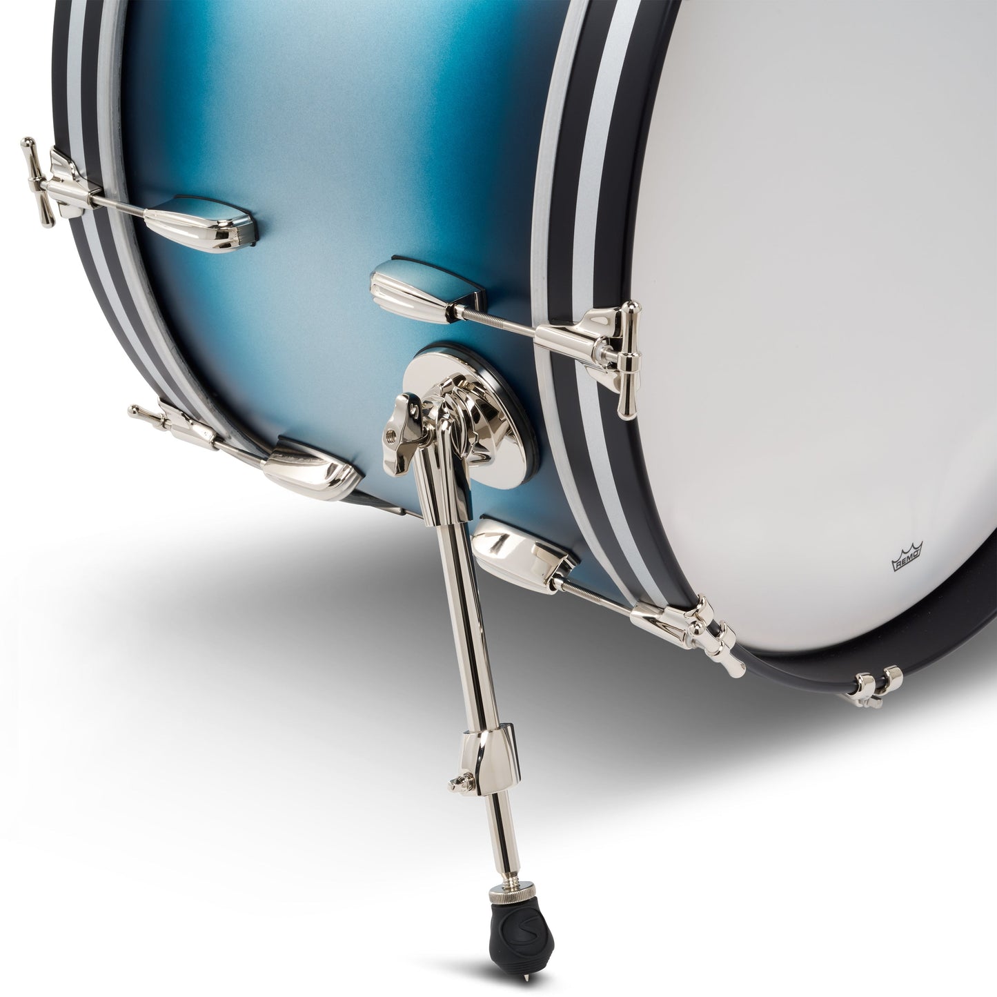 Slingerland Radio King 3-Ply Mahogany/Poplar Drum Set Silver & Blue Lacquer 22/13/16 w/ 6.5x14 Snare