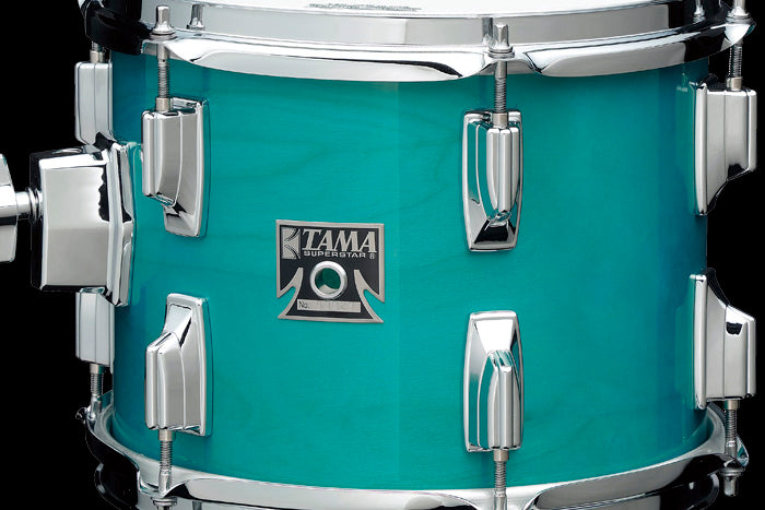 Tama 50th Anniversary Limited Edition Superstar Reissue 4pc Shell Kit Aqua Marine 22/10/12/16 *Video Demo*