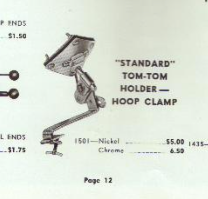 Vintage Walberg & Auge No. 1501 All-Angle Tom Holder Hoop Clamp 1940s / 1950s