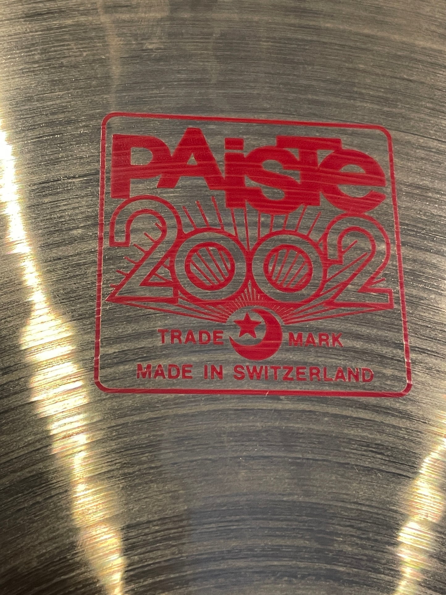16" Paiste 2002 Crash Cymbal 1100g