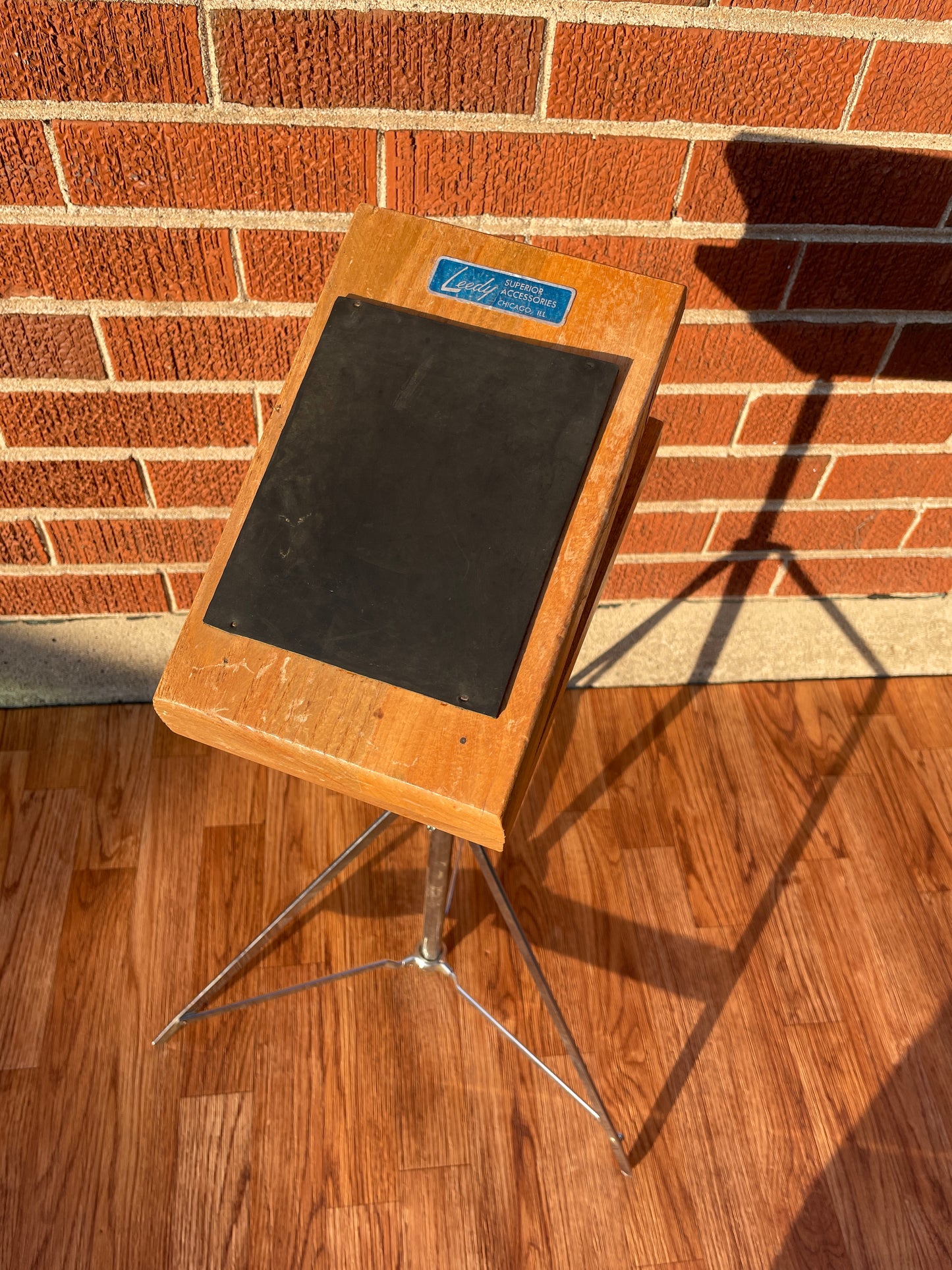 1960s Leedy No. 7393 Professional Practice Pad And Stand