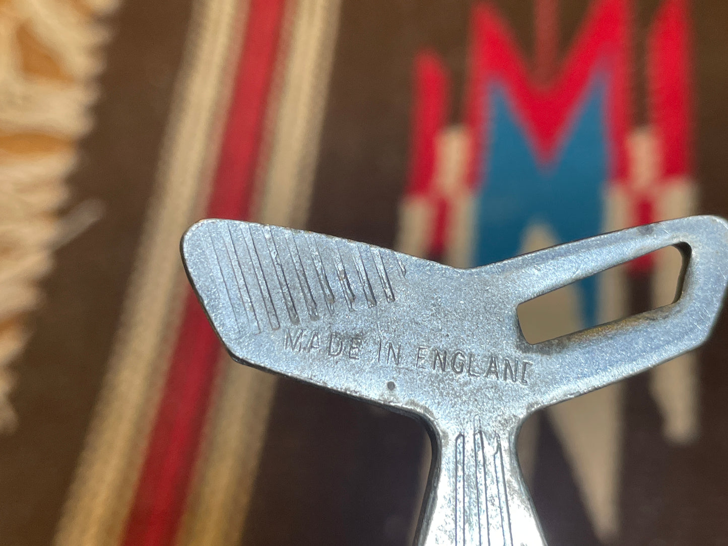 1950s/1960s Premier / Olympic Model 1615 Slotted Drum Key Whale Tale!