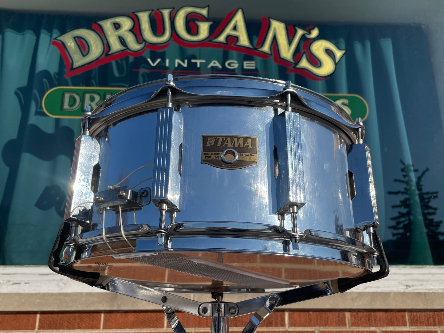 1980s Tama 6.5x14 Chrome Over Wood Snare MIJ Artstar Granstar