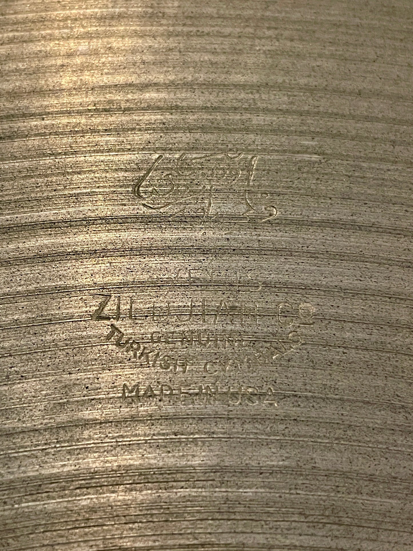 20" Zildjian A 1940s-50s Trans Stamp Ride Cymbal 2249g #729 *Video Demo*