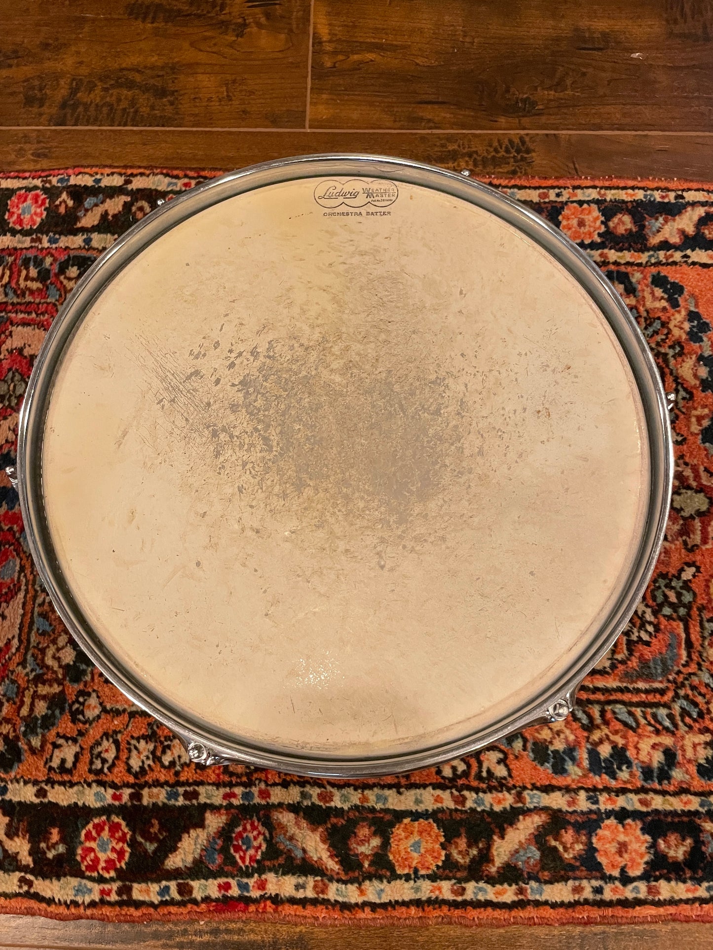 1966 Ludwig 5x14 Pioneer Snare Drum Green Sparkle
