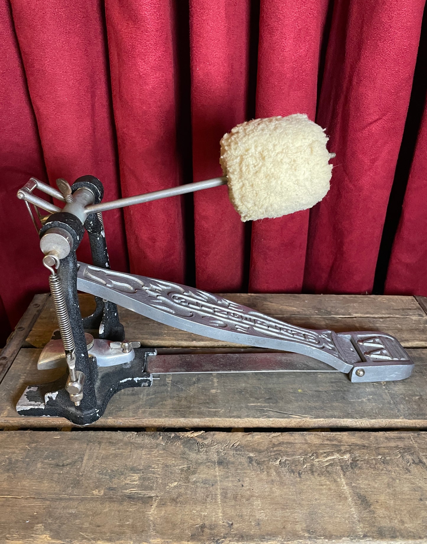 1950s Slingerland AA Bass Drum Pedal Black