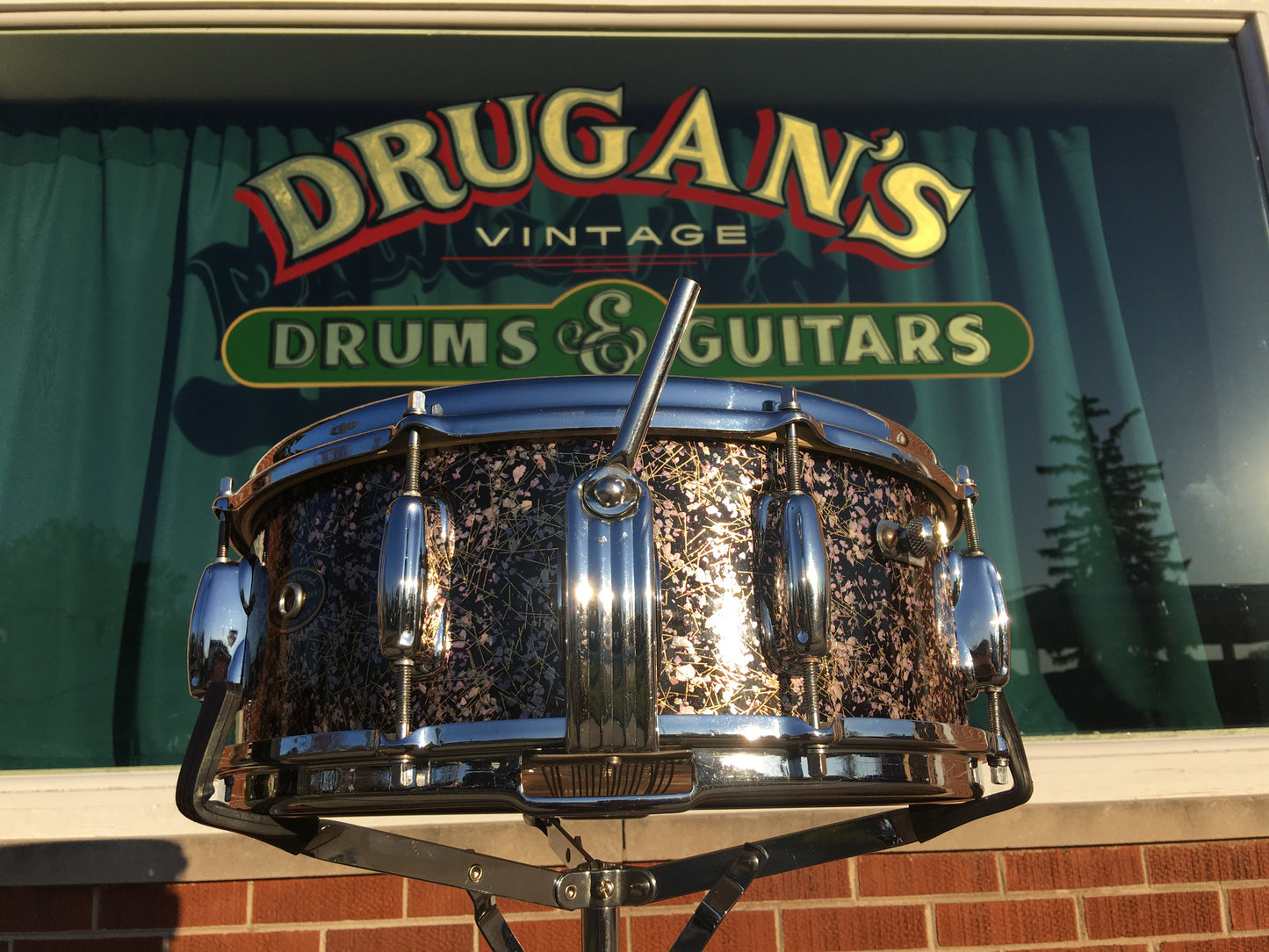 1958 Slingerland 5.5x14 Capri Pearl Super Gene Krupa Radio King Snare Drum