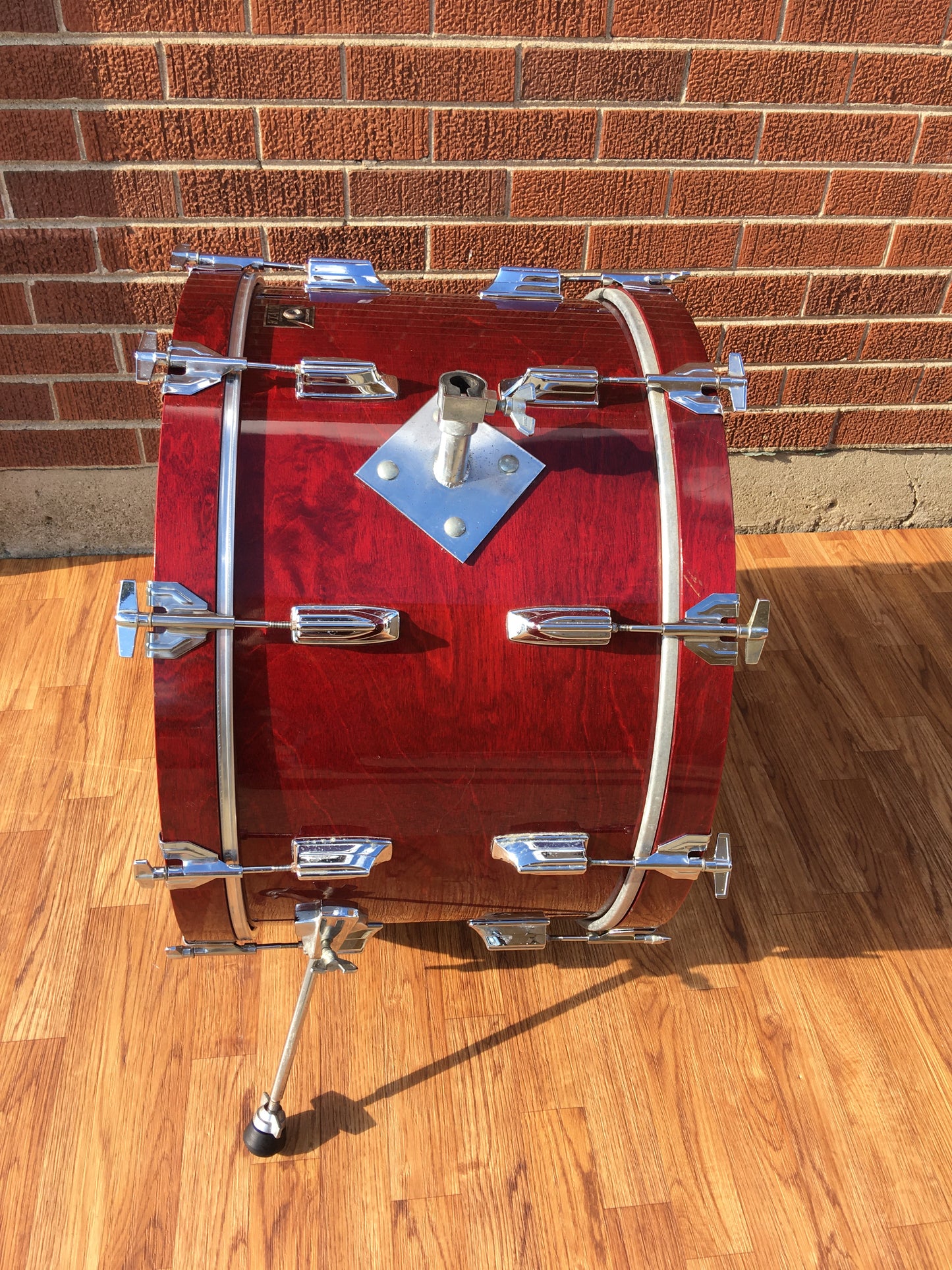 1970s-1980s Tama Superstar 14x24 Bass Drum Cherry Wine - Neil Peart
