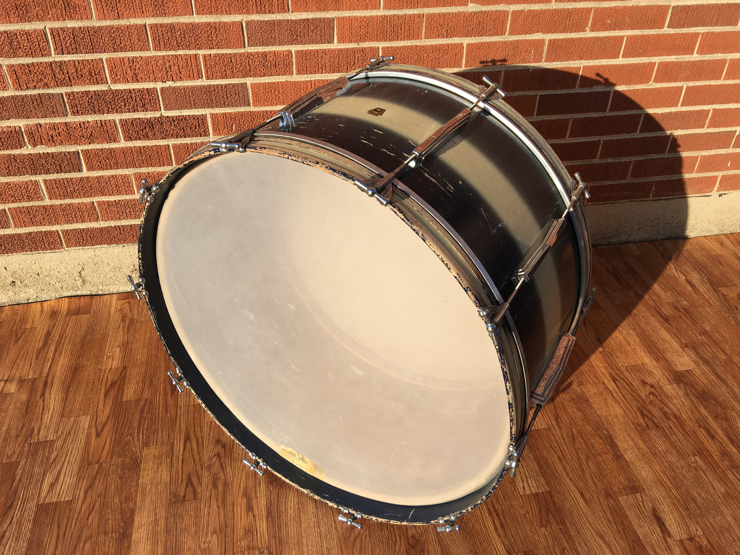 1960s Ludwig 14x28 Bass Drum Blue/Silver Duco