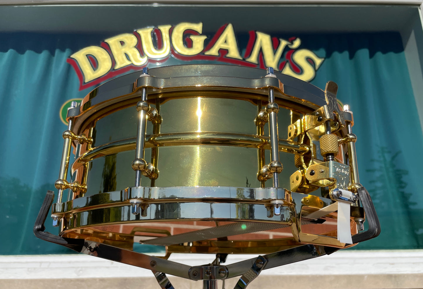 2000 Ludwig 5x14 Limited Edition Brass Millennium Snare Drum #36 of 100