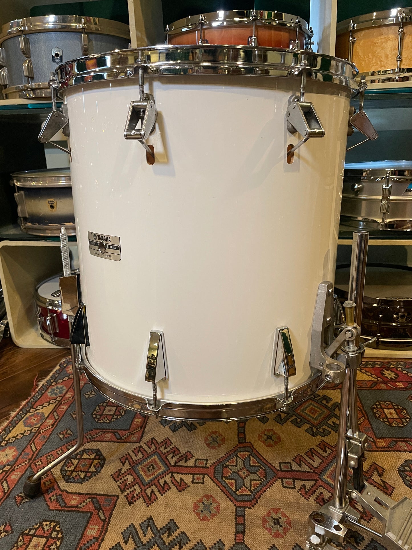Rare 1980s Yamaha FT916-B Timpani Floor Tom 16X16 White
