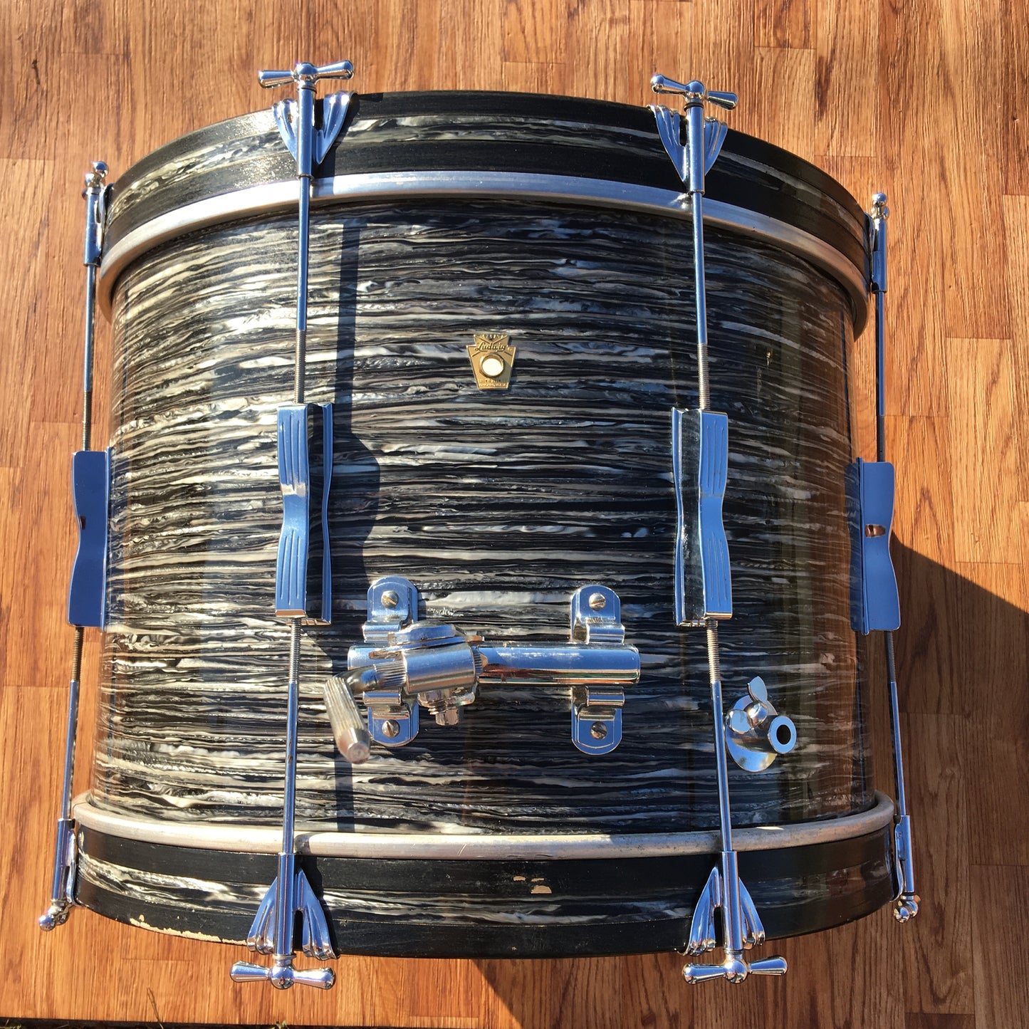 1966 Ludwig Club Date Drum Set Oyster Black Pearl 20/12/14