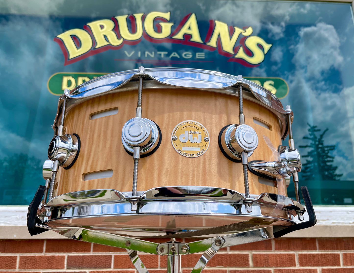 DW Collector's Series Acoustic EQ 6x14 Snare Drum Natural Drum Workshop