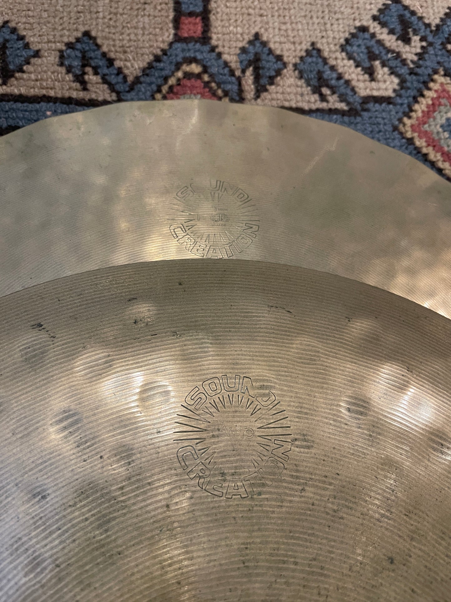 14" Paiste 1978 Sound Creation Sound Edge Hi-Hat Cymbal Pair 1184g/1268g *Video Demo*