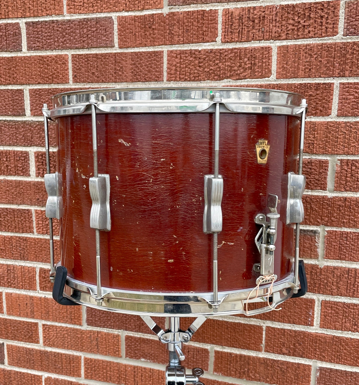 Vintage WFL No. 3092 Champion 10x14 Marching Snare Drum Mahogany Field Drum Ludwig