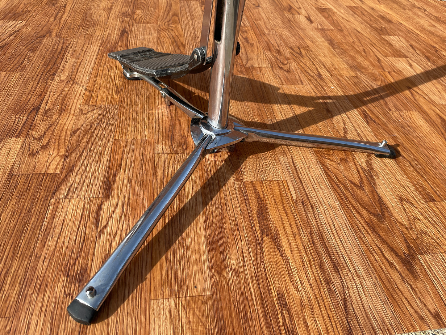 Vintage 1970s Premier Lokfast Flush Base Hi-Hat Stand Flat Base