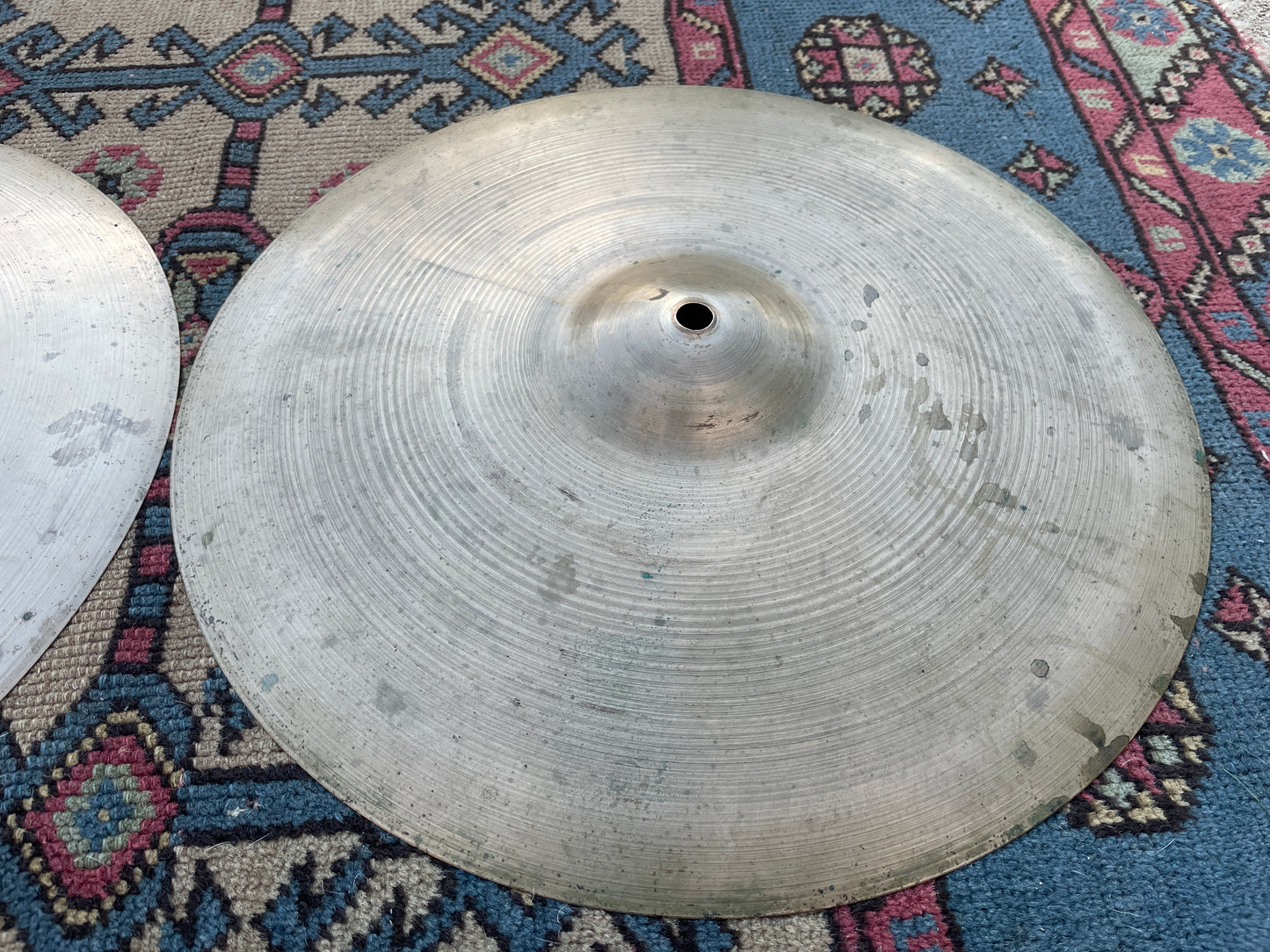 15" Zildjian A 1950s Small Stamp Hi-Hat Cymbal Pair 880g/891g #798 *Video Demo*