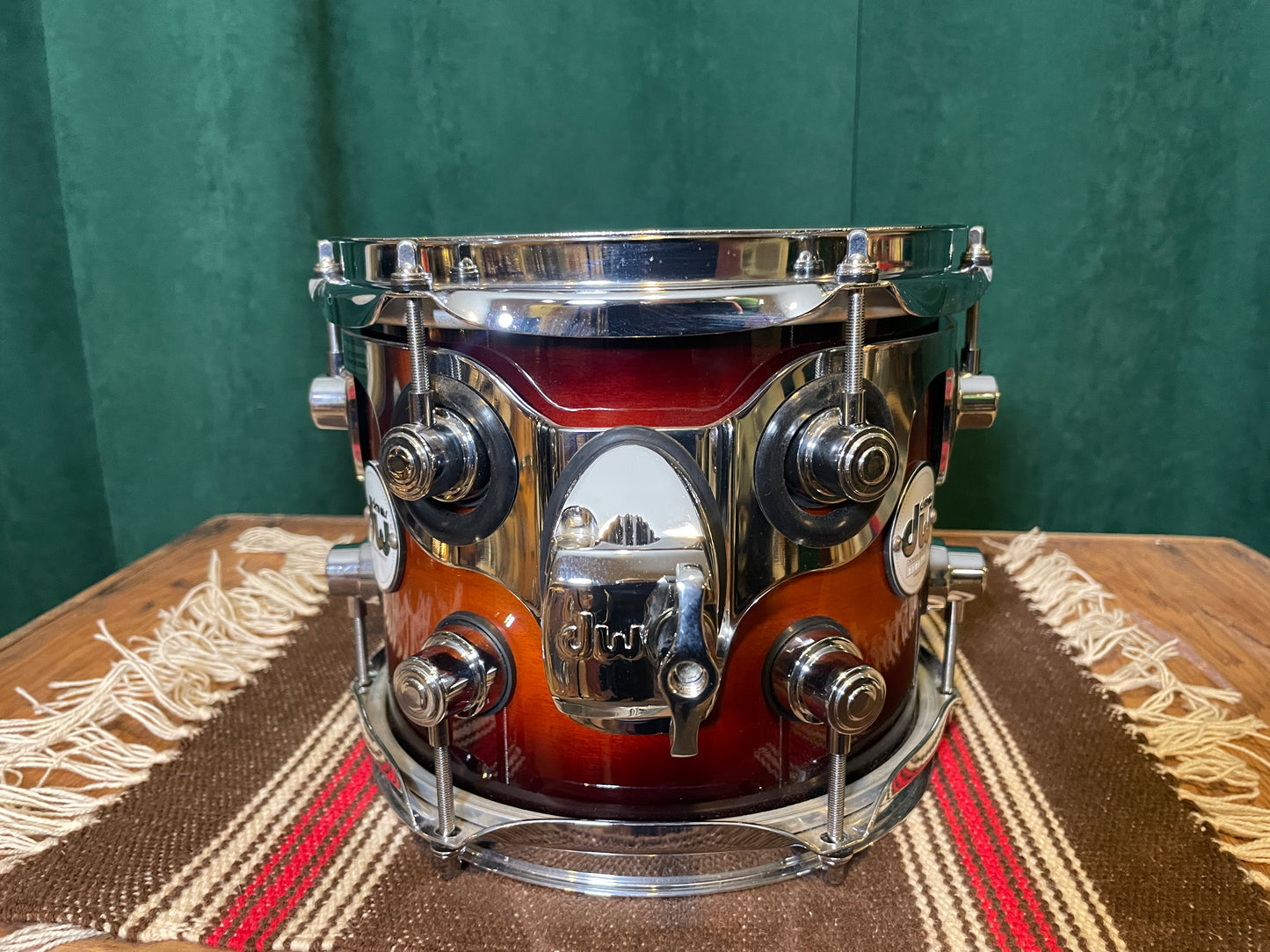 DW Design Series 7x8 Tom Drum Tobacco Burst Drum Workshop