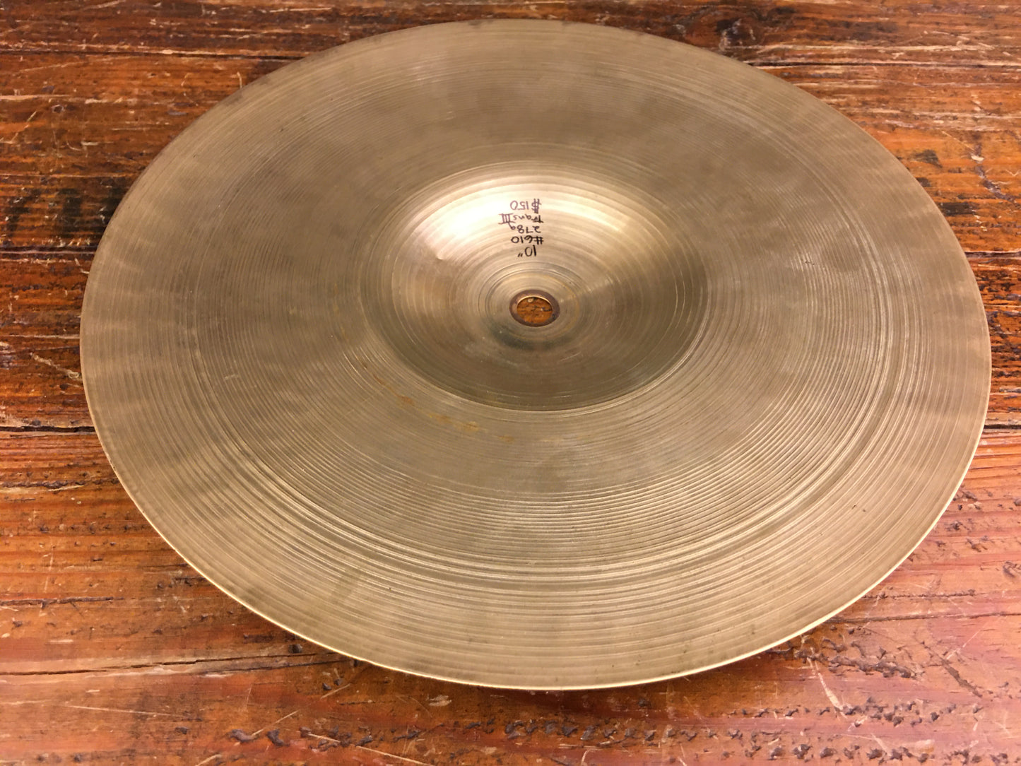 10" Zildjian A 1950s Trans Stamp Splash Cymbal 278g #610