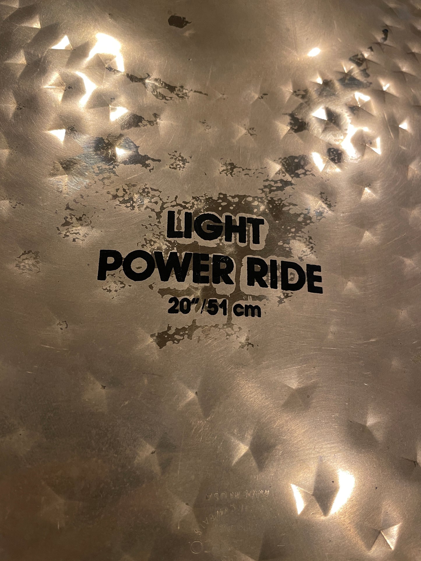 20" Zildjian Z Light Power Ride Cymbal 3380g
