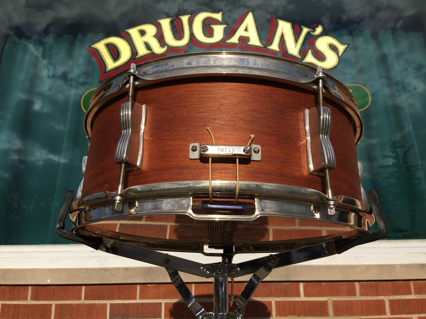 1950s WFL Ludwig 5.5x14 Model 491 Supreme Concert / Pioneer Snare Drum Refinished