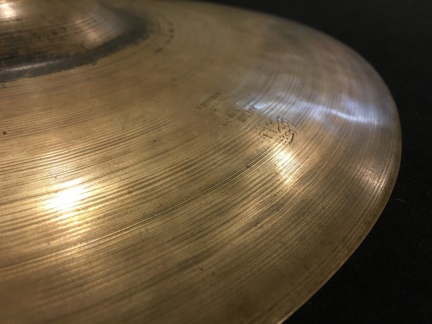 12" Zildjian A 1st / 2nd / Pre-Trans Stamp Crash / Splash Cymbal 434g #672