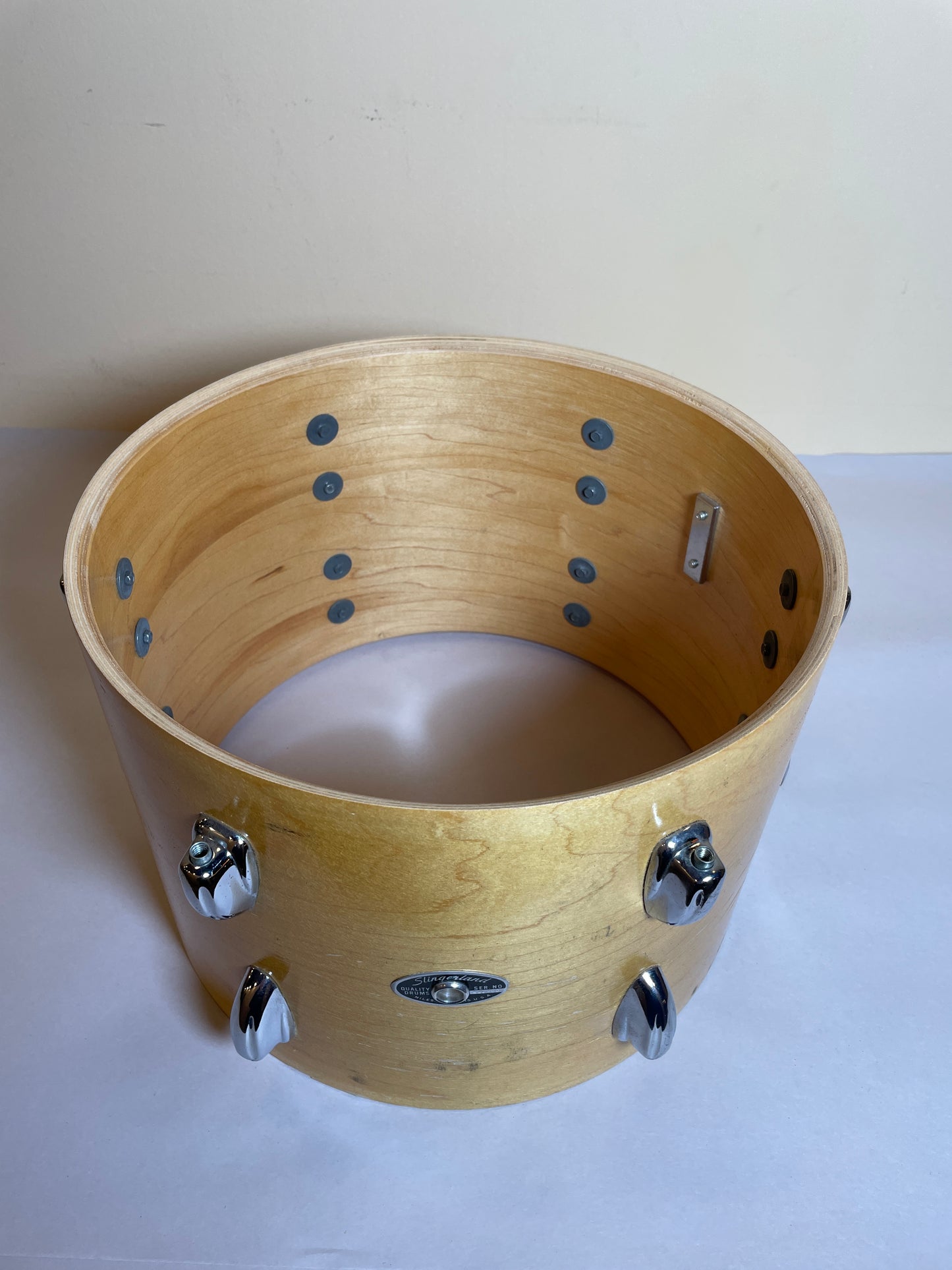 1970s Slingerland 9x13 Tom Drum Single Natural